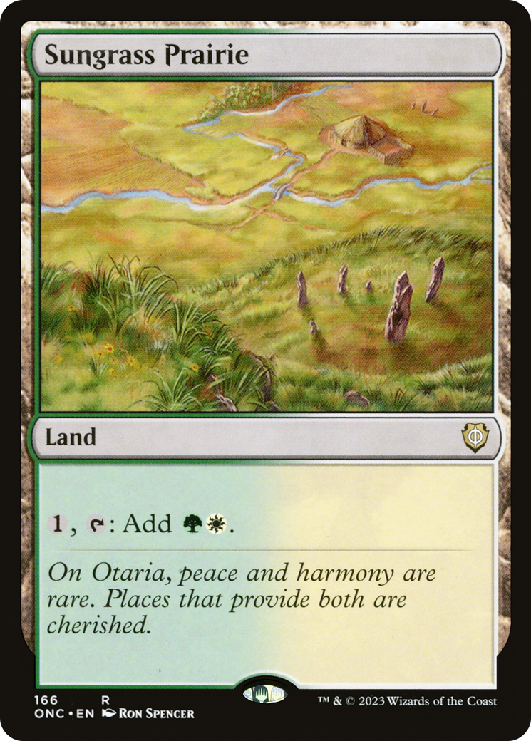 {R} Sungrass Prairie [Phyrexia: All Will Be One Commander][ONC 166]