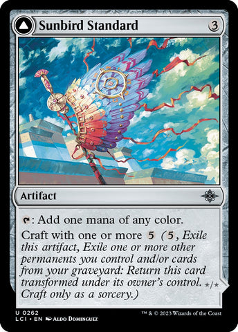 {@C} Sunbird Standard // Sunbird Effigy [The Lost Caverns of Ixalan][LCI 262]