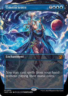 {R} Omniscience (Anime Borderless) [Wilds of Eldraine: Enchanting Tales][WOT 070]