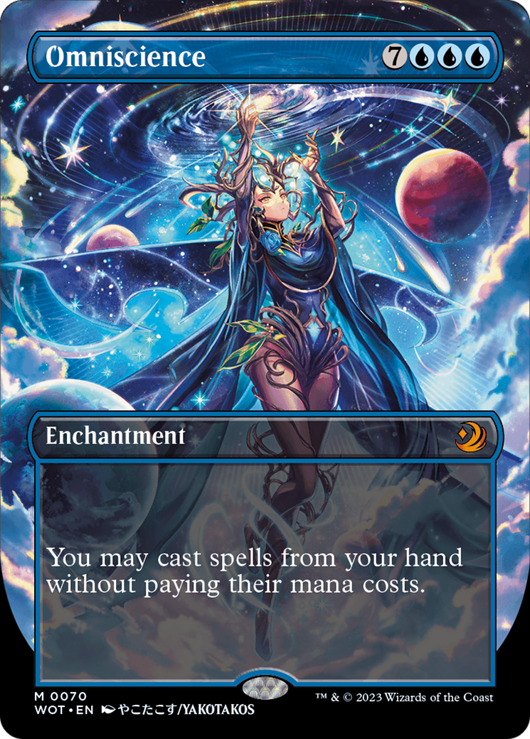 {R} Omniscience (Anime Borderless) [Wilds of Eldraine: Enchanting Tales][WOT 070]