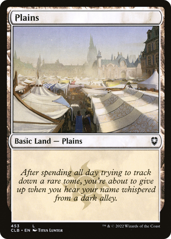 {B}[CLB 453] Plains (453) [Commander Legends: Battle for Baldur's Gate]