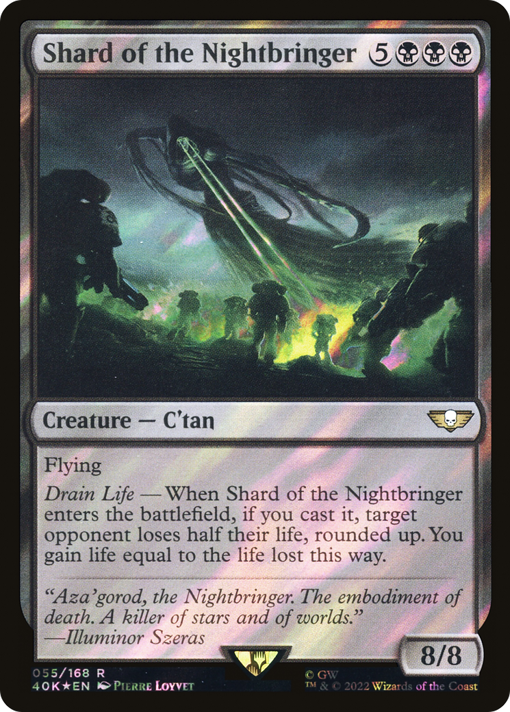 {R} Shard of the Nightbringer (Surge Foil) [Universes Beyond: Warhammer 40,000][SF 40K 055]