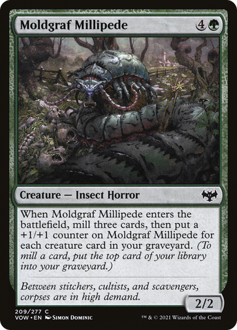 {C} Moldgraf Millipede [Innistrad: Crimson Vow][VOW 209]