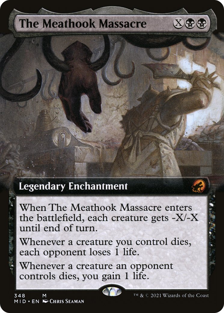 {R} The Meathook Massacre (Extended Art) [Innistrad: Midnight Hunt][MID 348]