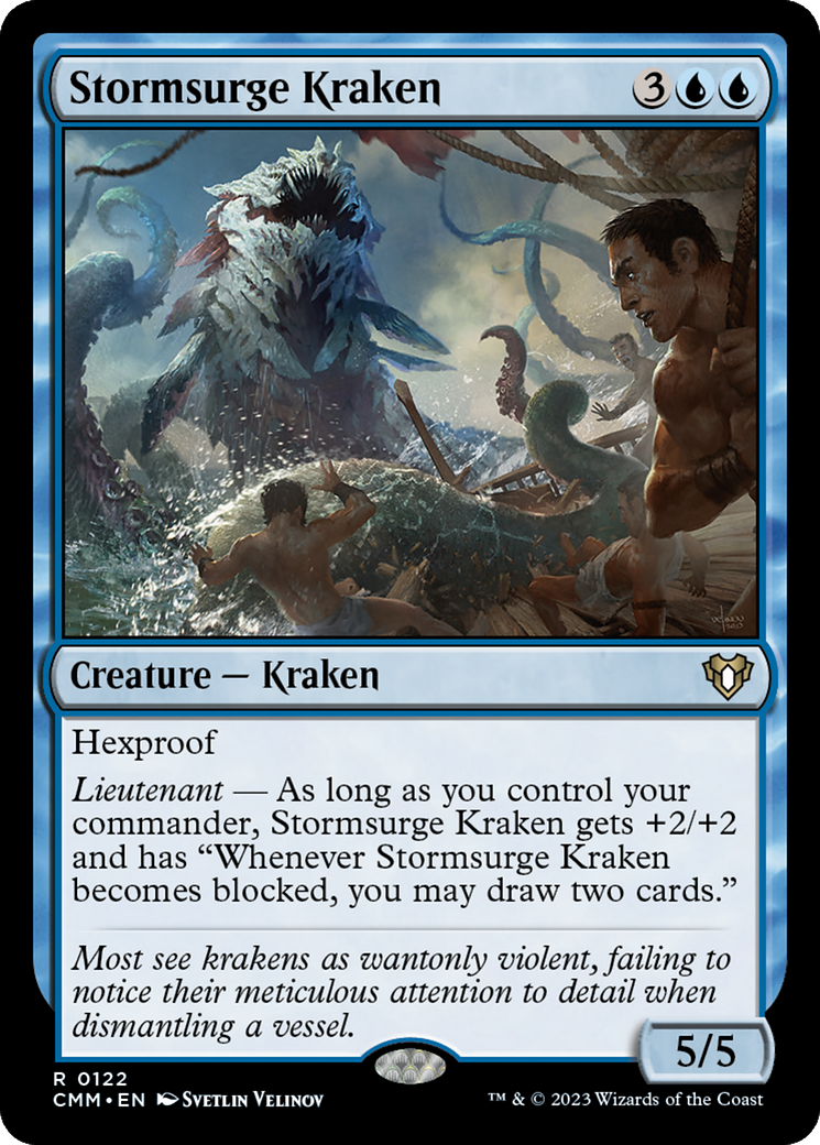 {R} Stormsurge Kraken [Commander Masters][CMM 122]