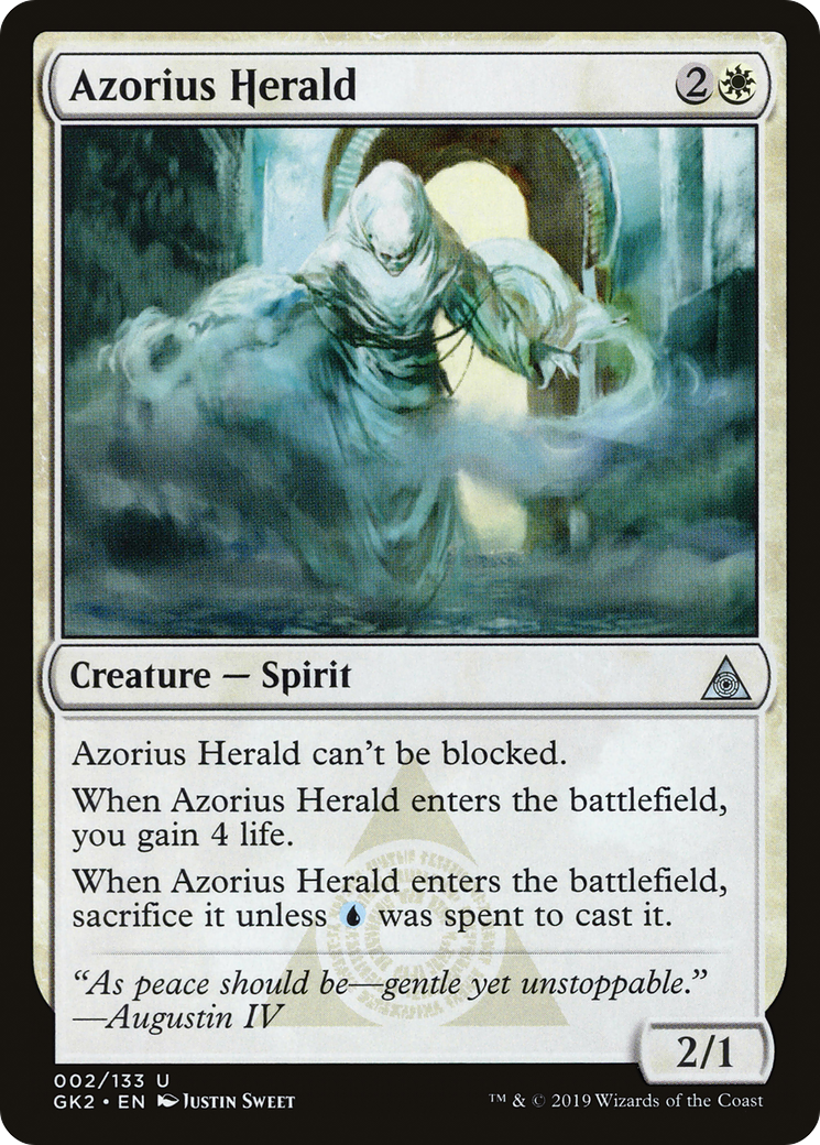 {C} Azorius Herald [Ravnica Allegiance Guild Kit][GK2 002]