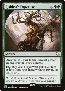 {R} Rishkar's Expertise [Dungeons & Dragons: Adventures in the Forgotten Realms Commander][AFC 170]