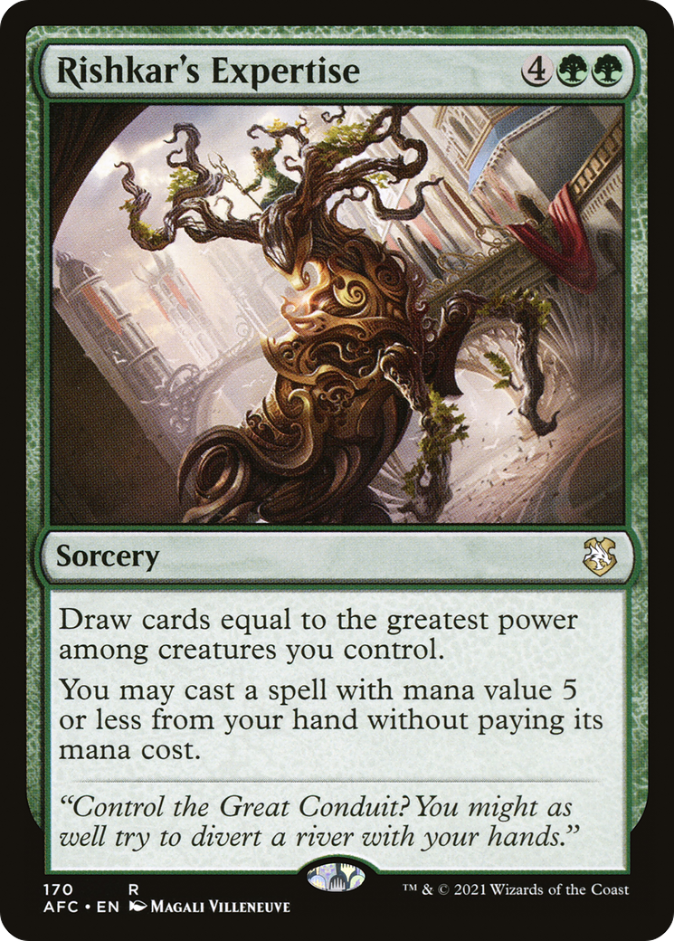 {R} Rishkar's Expertise [Dungeons & Dragons: Adventures in the Forgotten Realms Commander][AFC 170]
