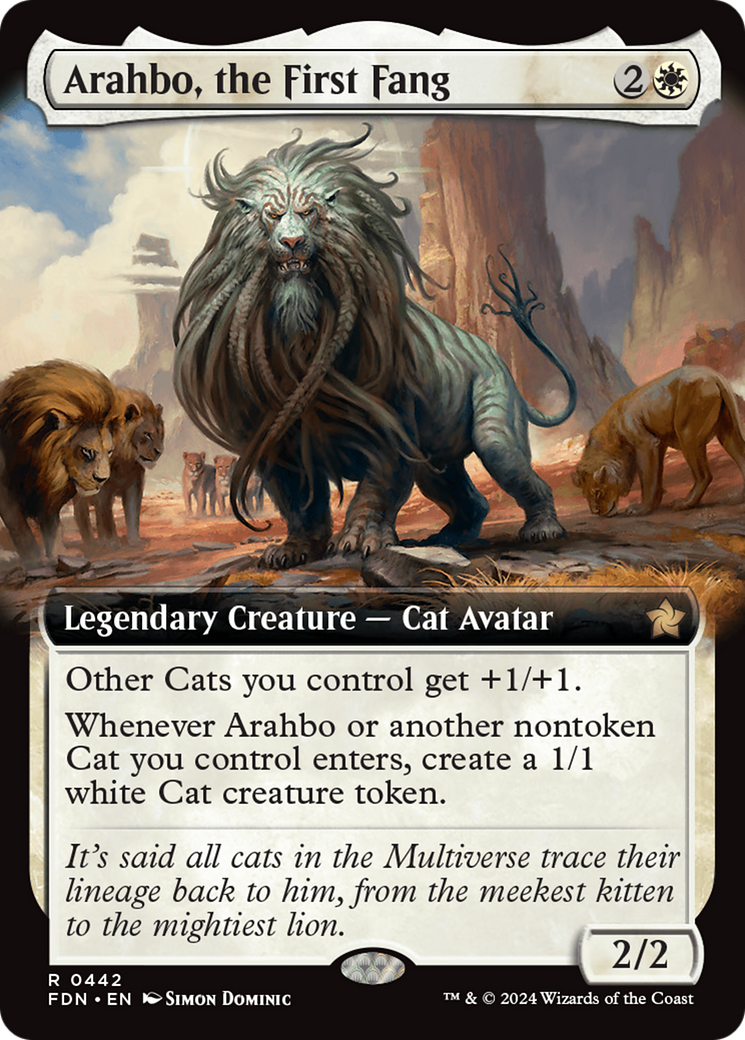 {@R} Arahbo, the First Fang (Extended Art) [Foundations][FDN 442]