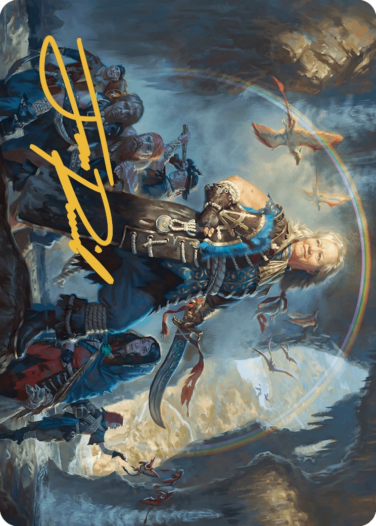 {A} Admiral Brass, Unsinkable Art Card (Gold-Stamped Signature) [The Lost Caverns of Ixalan Art Series][GS ALCI 069]