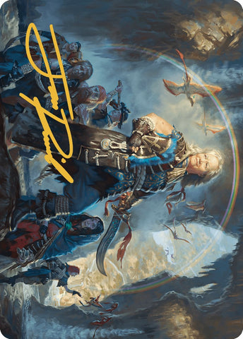 {A} Admiral Brass, Unsinkable Art Card (Gold-Stamped Signature) [The Lost Caverns of Ixalan Art Series][GS ALCI 069]