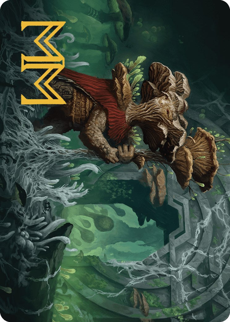 {A} Tendril of the Mycotyrant Art Card (Gold-Stamped Signature) [The Lost Caverns of Ixalan Art Series][GS ALCI 031]