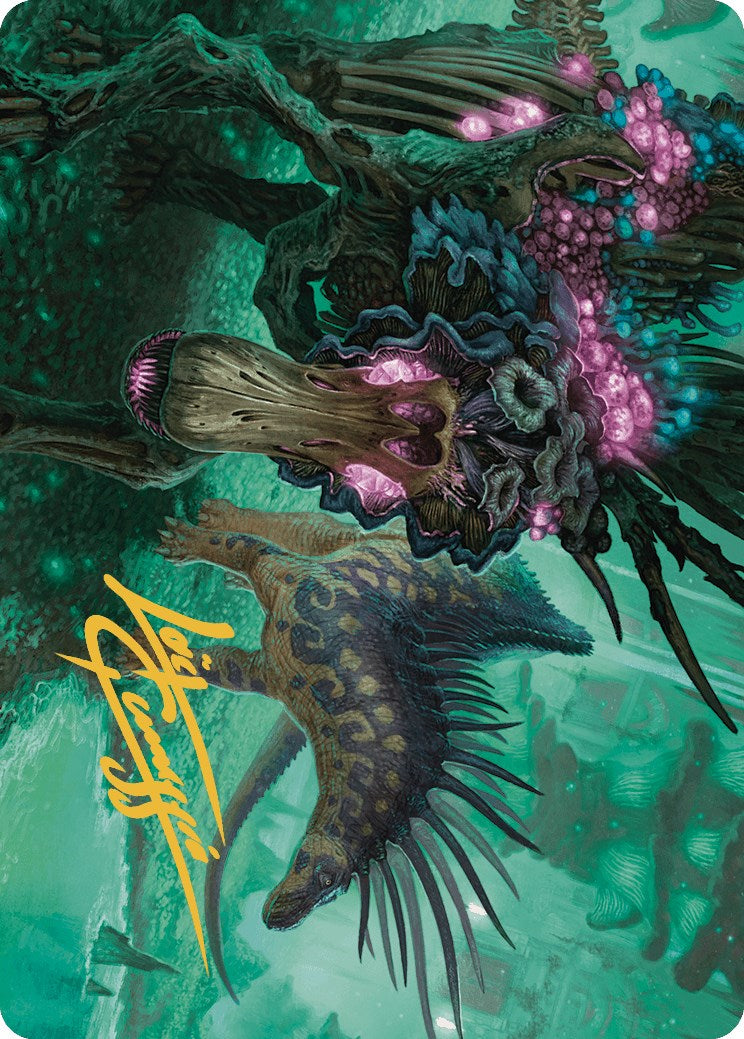 {A} Walk with the Ancestors Art Card (Gold-Stamped Signature) [The Lost Caverns of Ixalan Art Series][GS ALCI 032]