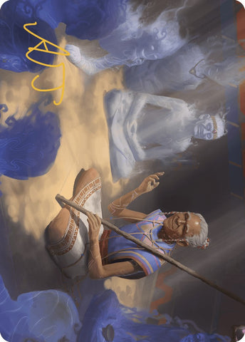 {A} Ancestral Reminiscence Art Card (Gold-Stamped Signature) [The Lost Caverns of Ixalan Art Series][GS ALCI 009]