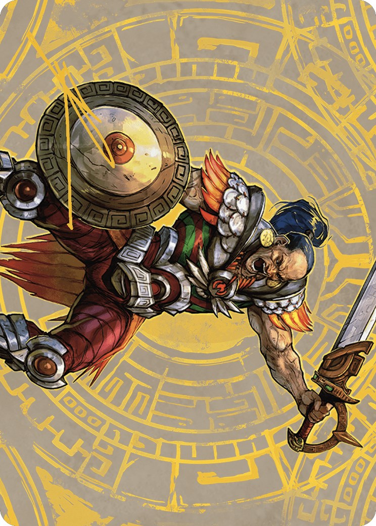 {A} Inti, Seneschal of the Sun Art Card (Gold-Stamped Signature) [The Lost Caverns of Ixalan Art Series][GS ALCI 047]