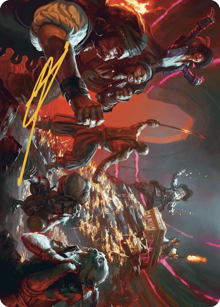 {A} Hit the Mother Lode Art Card (Gold-Stamped Signature) [The Lost Caverns of Ixalan Art Series][GS ALCI 019]