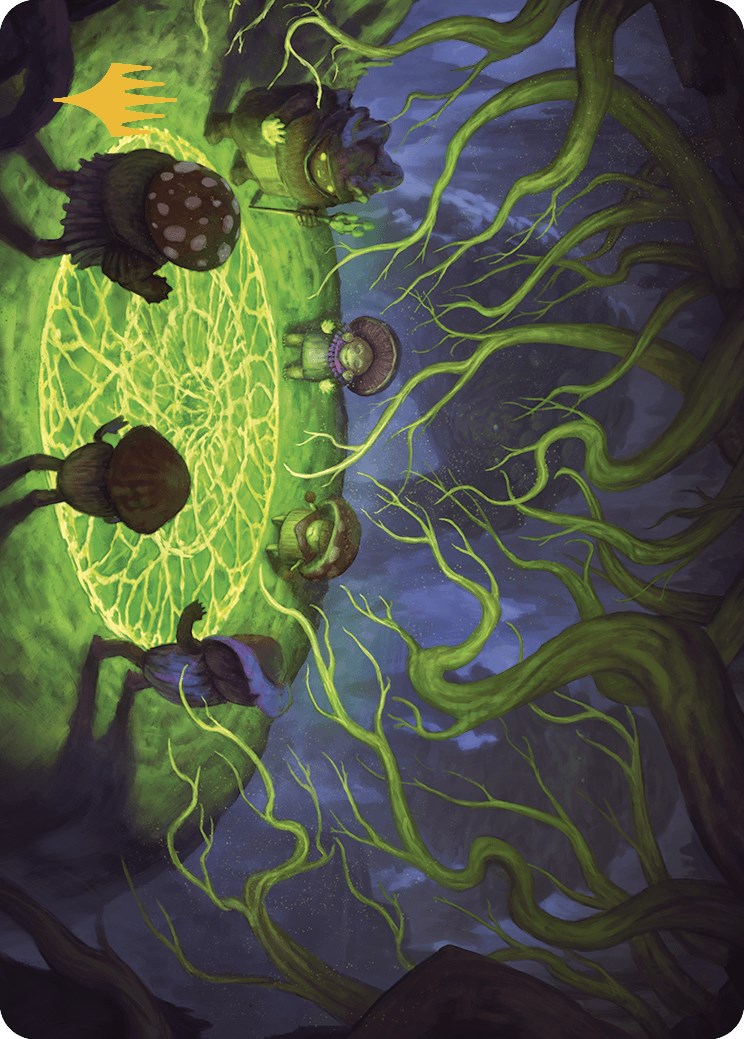 {A} Growing Rites of Itlimoc Art Card (Gold-Stamped Planeswalker Symbol) [The Lost Caverns of Ixalan Art Series][GS ALCI 026]