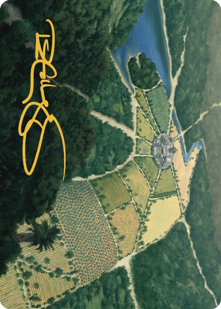 {A} Restless Prairie Art Card (Gold-Stamped Signature) [The Lost Caverns of Ixalan Art Series][GS ALCI 043]