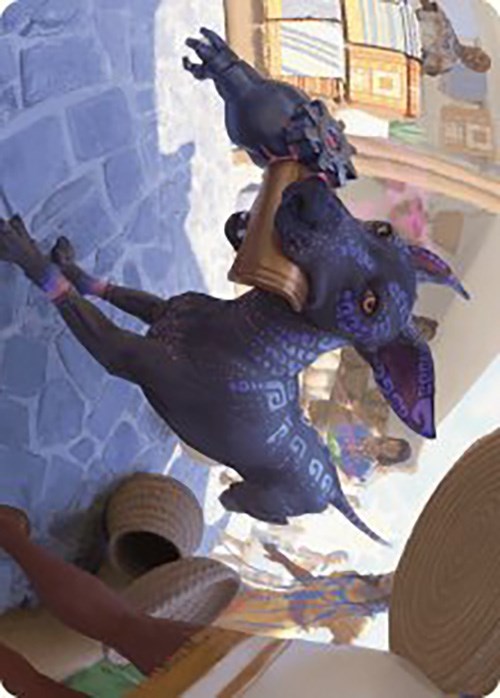 {A} Mischievous Pup Art Card [The Lost Caverns of Ixalan Art Series][ALCI 003]