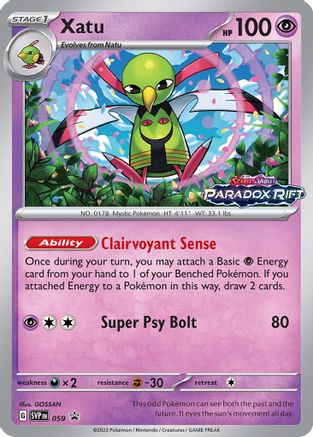[PKM] Xatu (059) [Scarlet & Violet: Black Star Promos]