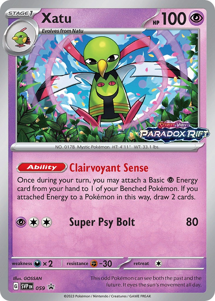 [PKM-R] Xatu (059) [Scarlet & Violet: Black Star Promos]