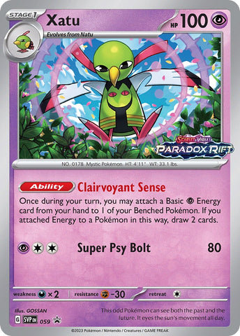 [PKM-R] Xatu (059) [Scarlet & Violet: Black Star Promos]
