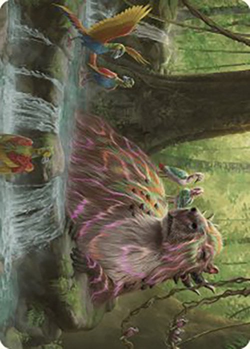 {A} Basking Capybara Art Card [The Lost Caverns of Ixalan Art Series][ALCI 022]