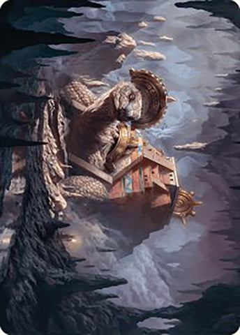 {A} Bedrock Tortoise Art Card [The Lost Caverns of Ixalan Art Series][ALCI 023]
