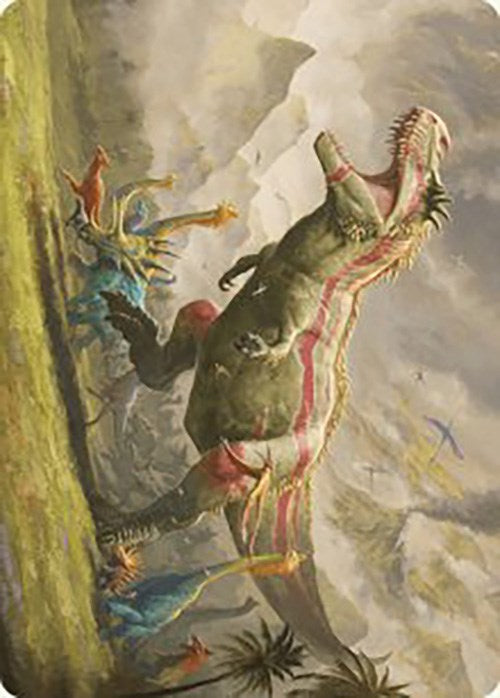 {A} Ghalta, Stampede Tyrant Art Card [The Lost Caverns of Ixalan Art Series][ALCI 024]