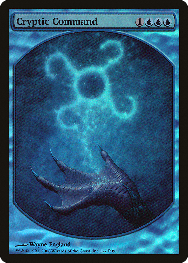 {R} Cryptic Command [Magic Player Rewards 2009][PA P09 001] - Misty Mountain Games