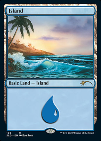{B}[SLD 102] Island (102) [Secret Lair Drop Series]