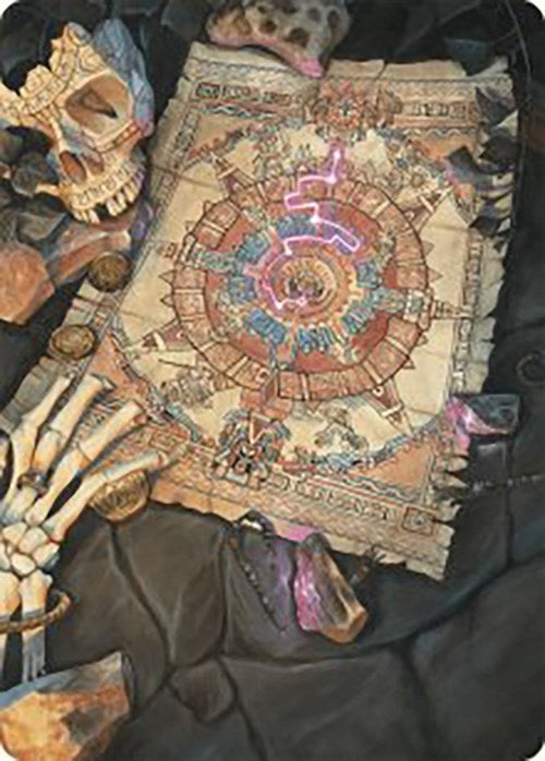 {A} Map Token Art Card [The Lost Caverns of Ixalan Art Series Tokens][ALCI 068]