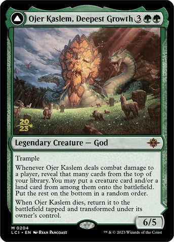 {@R} Ojer Kaslem, Deepest Growth // Temple of Cultivation [The Lost Caverns of Ixalan Prerelease Cards][PR LCI 204]