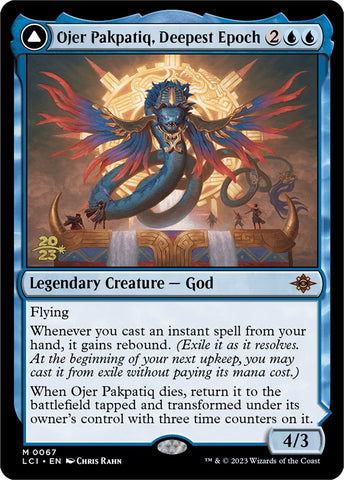 {@R} Ojer Pakpatiq, Deepest Epoch // Temple of Cyclical Time [The Lost Caverns of Ixalan Prerelease Cards][PR LCI 067]