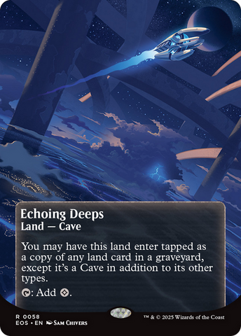 {@@ EOC R} Echoing Deeps (0058) (Poster) [Edge of Eternities: Stellar Sights][EOS 058]