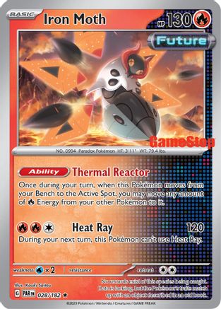 [PKM] Iron Moth (028/182) (GameStop Promo) [Miscellaneous Cards]