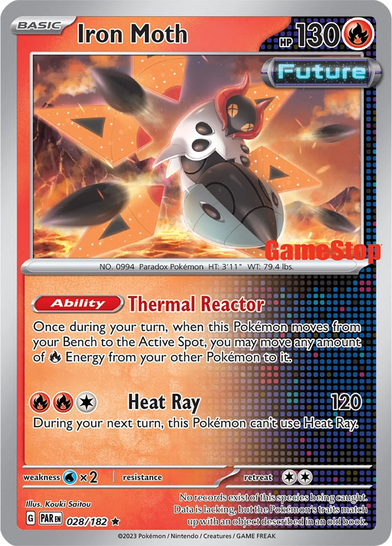 [PKM-R] Iron Moth (028/182) (GameStop Promo) [Miscellaneous Cards]