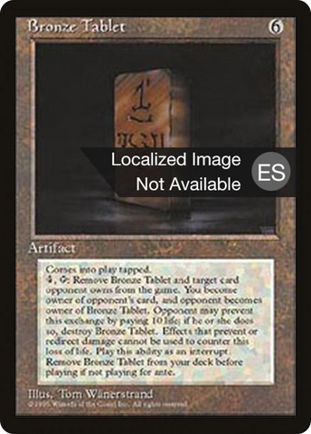{F} Bronze Tablet [Fourth Edition (Foreign Black Border)][FBB 4ED 303]