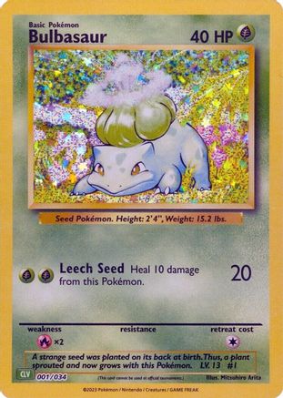 [PKM-R] Bulbasaur [Trading Card Game Classic]