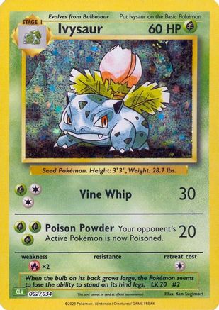 [PKM] Ivysaur [Trading Card Game Classic]