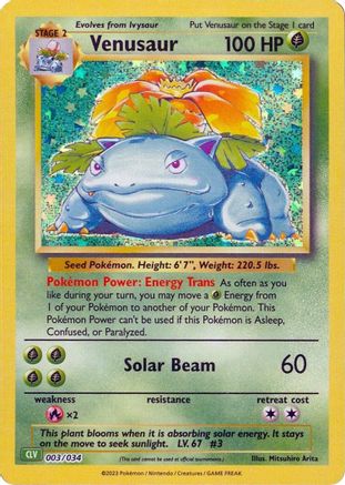 [PKM-R] Venusaur [Trading Card Game Classic]