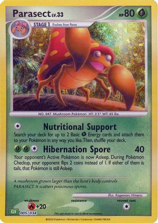 [PKM] Parasect [Trading Card Game Classic]