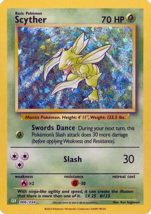 [PKM-R] Scyther [Trading Card Game Classic]