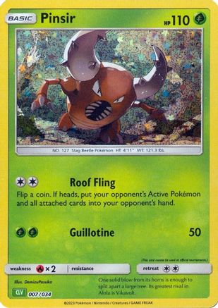 [PKM-R] Pinsir [Trading Card Game Classic]