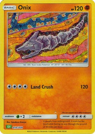 [PKM-R] Onix [Trading Card Game Classic]