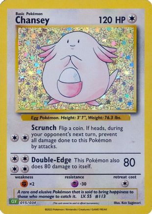 [PKM] Chansey [Trading Card Game Classic]