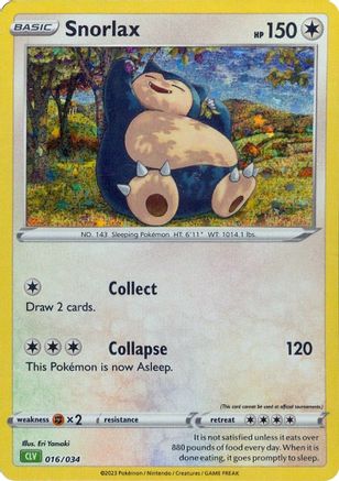 [PKM-R] Snorlax [Trading Card Game Classic]