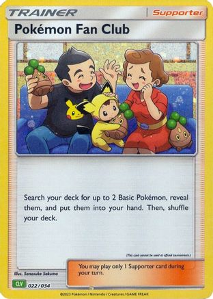 [TR] Pokemon Fan Club (CLV) [Trading Card Game Classic]