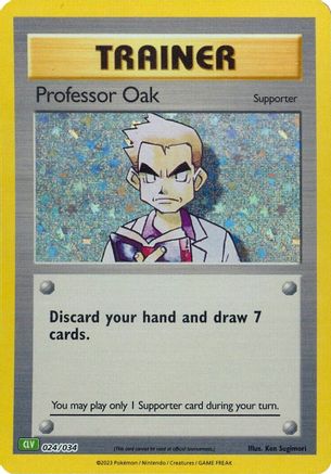 [TR] Professor Oak (CLV) [Trading Card Game Classic]