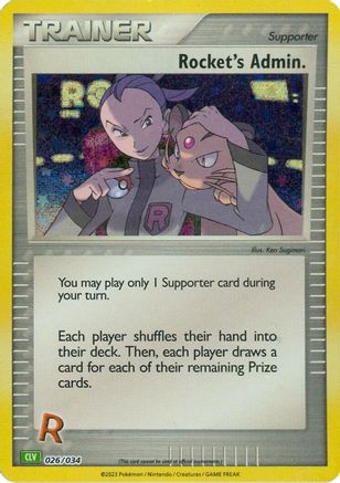 [PKM] Rocket's Admin. (CLV) [Trading Card Game Classic]